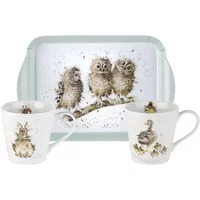 Wrendale Designs 'Country Animal' Mug & Tray Set