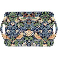 Morris & Co Strawberry Thief Blue Large Handled Tray