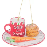 Floralsilk Resin Santa Plate Hanger