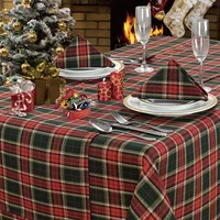 Le Chateau Tartan 132cm x 228cm Tablecloth