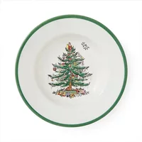 Spode Christmas Tree Set Of 4 23cm Soup Plates