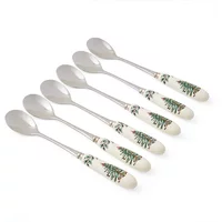 Spode Christmas Tree Set Of 6 Teaspoons