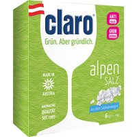 Claro ÖKO Alpensalz, Regeneriersalz (anwenderfreundlich unterverpackt in 3 x 2 kg)