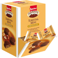 Loacker Tortina Mini Original, 50 Stück, Display-Karton, 450 Gramm