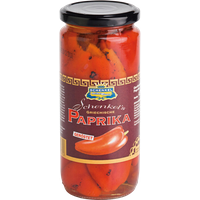 HaushaltundGenuss 10% Rabatt auf geröstete Paprika Schenkel aus Griechenland 340g