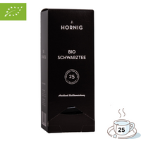J. Hornig Bio Schwarztee, Hochland Blattteemischung, 25 Pyramidenbeutel im Kuvert, 62.5g