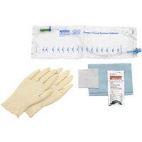 Hollister Apogee Plus Touch Free Firm Intermittent Catheter Kit,14FR, Soft,100/Pack,B14SB