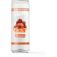 300mg Strawberry & Peach THC Seltzer - D8 Nano - Fresh