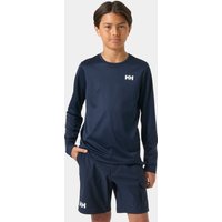Helly Hansen Juniors' Tech Long Sleeve Crew Navy 13