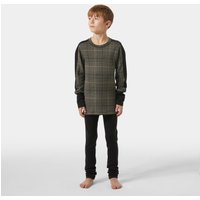 Helly Hansen Junior's HH Graphic Lifa Merino Midweight Base Layer Set Brown 12
