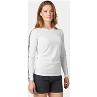 Helly Hansen Women's Lifa® Long Sleeve Crew Base Layer - White/Cream - XS