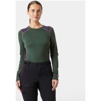 Helly Hansen Women's Lifa Merino Midweight Crew Base Layer Green S
