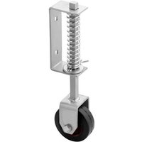 Medium Duty Spring Loaded Gate Wheel Castor - 11" (Inch) - Zinc Plated