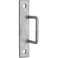 Gate Staple - 3" (inch) Plate - Zinc Galvanised - Hardware Solutions