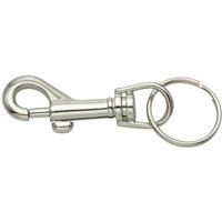 Hipster Key Ring - Nickel Plated - 2 3/4" - Hardware Solutions