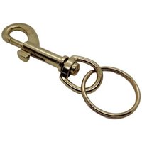 Hipster Key Ring - Brass Plated - 2 3/4" - Hardware Solutions