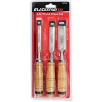 Wood Chisel Set - 3 Piece - Carbon Steel / Wood