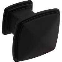 Modern Pyramid Design Cabinet/Drawer Knob - 30mm - Matte Black - Elite Knobs & Handles
