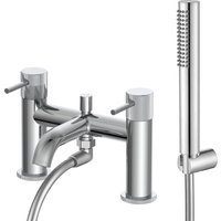 Frankfurt Linear Round Bath/Shower Mixer - incl. Shower Kit - WRAS - Chrome