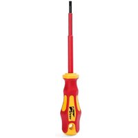PZ VDE Insulated Screwdriver - 100mm x 4mm - 1kV AC & 1.5kV DC