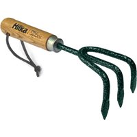 Hilka Gardening Hand Cultivator - Carbon Steel - Hardwood Handle