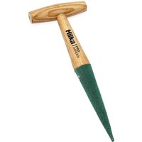 Hilka Gardening Hand Dibber - Carbon Steel - Hardwood Handle