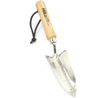 Hilka Gardening Hand Transplanter - Stainless Steel - Hardwood Handle