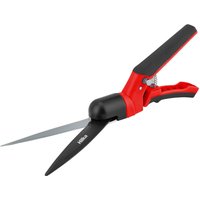 Hilka Single Handed Grass Shears - PTFE Coated Blade / Rotating Blade - Ergonomic Soft Grip Handle