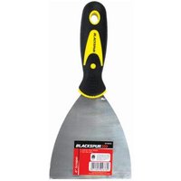 4" Scraper - Non Slip Grip Handle - Carbon Steel Blade - Black