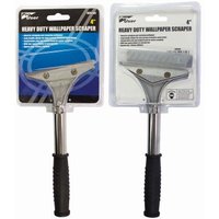 4" Heavy Duty Scraper - Angled Head - Silver