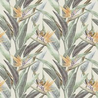 Soft Jungle Vines Soft Green Wallpaper - 1005 x 53cm