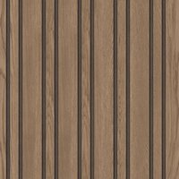 Pinstripe Wood Slats Brown Wallpaper - 1005 x 53cm