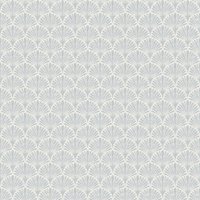 Scallop Shells Blue Wallpaper - 1005 x 53cm