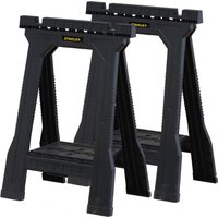 Stanley Junior Sawhorses - Foldable - Pack of 2 - 571 x 820 x 48mm