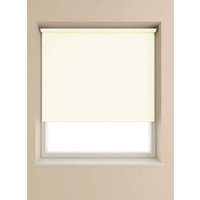 Blackout Roller Blind - 180 x 175cm - Cream - Blind Drop 175cm - Cuttable to Size