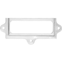 Steel Card Frame 83x48x1.5 Chrome Plated Pack of 10