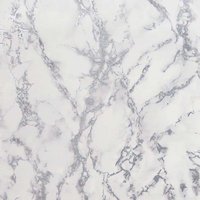 Carrara Marble Silver Wallpaper - 1005 x 53cm
