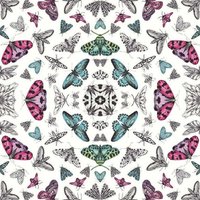 Glitter Bug White Multi Wallpaper - 1005 x 53cm