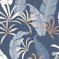 Selago Blue Wallpaper - 1005 x 53cm