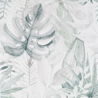 Chalky Tropical Soft Navy Wallpaper - 1005 x 53cm