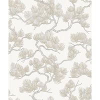 Design ID Pine Tree Beige Wallpaper - 1005 x 53cm