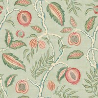 Fruits of Paradise Soft Green Wallpaper - 1000 x 50cm