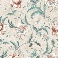 Tapestry Floral Natural/Spice Wallpaper - 1000 x 50cm