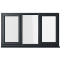 uPVC Grey/White Double Glazed Window - Left & Right Handed - Side Hung - Clear Glass - 1770 x 1040mm