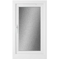 uPVC White Triple Glazed Window - Left Handed - Side Hung - Obscure Glass - 610 x 1040mm