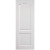 Classique Classic White Primed Moulded Panel Interior Door With Grained Effect - Finished - 35 x 1981 x 711mm
