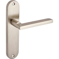 Esquire Lever Latch Door Handle - Brushed Nickel - FD30 / FD60 (Timber) - One Pair
