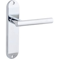 Kemsley T-Bar Lever Door Handle - Polished Chrome - Pair - Designer Levers