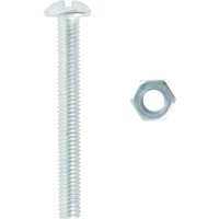 Roofing Bolts & Nuts Zinc Plated M6 x 100mm Truss Head - Pack of 4 - Hardware Solutions