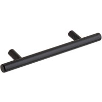 T-Bar Cabinet / Drawer Pull Handle - 96mm - Matte Black - Elite Knobs & Handles